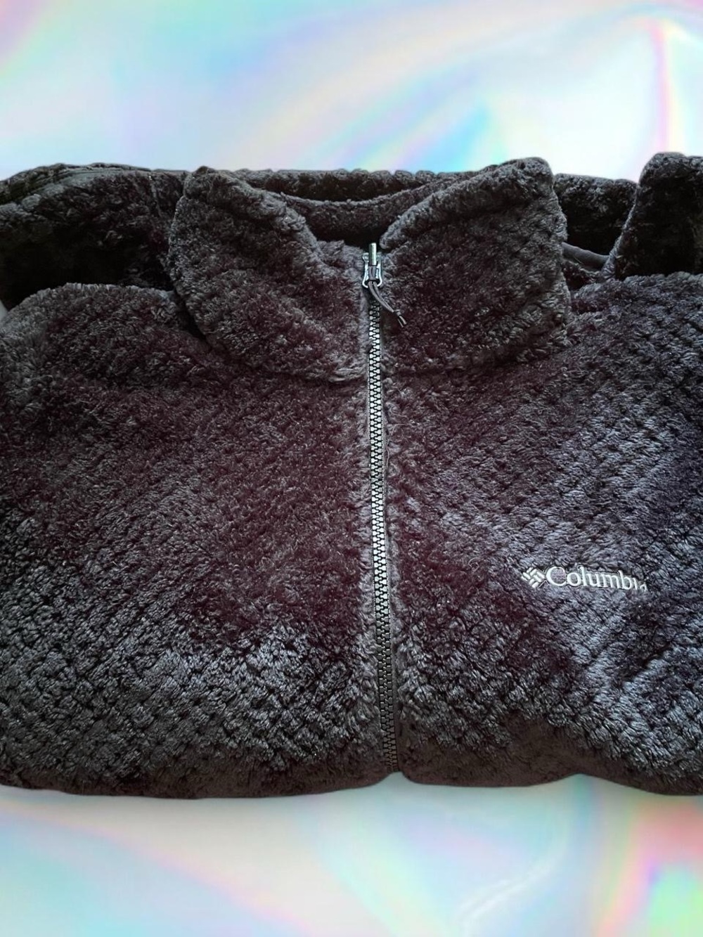 Columbia Black Sherpa Fleece Jacket